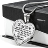 To My Wife - Last Everything - Luxury Heart Necklace