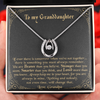 To my Granddaughter - Always keep me in your heart Love Grandpa - Lucky in Love Necklace