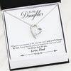 Gifts for Daughter from Dad - I pray you'll always be safe - Forever Love Necklace