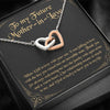To my Future Mother-in-Law Gifts Interlocking Heart Necklace