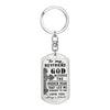 To my Boyfriend  Gift for Birthday, Anniversary or Any Occasion - Dog Tag Pendant Keychain