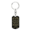 To my Boyfriend I’m so in love with every little thing about you 2 - Dog Tag Pendant Keychain