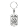 To my Future Husband to my Soulmate to my Best Friend - You are the Best Thing - Dog Tag Pendant Keychain