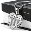 To My Wife - Never Forget That I Love You - Heart Luxury Necklace