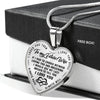 To My Future Wife - Last Breath - Luxury Heart Necklace