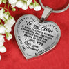 To my Wife - Last Breath - Heart Luxury Necklace