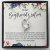 Gift To Boyfriend's Mom Necklace You've Given Me A Gracious Man - Forever Love Necklace