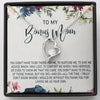 Gift To Bonus Mom Necklace Thank You For Loving Me As Your Own - Forever Love Necklace