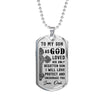 To My SonI Will Love, Protect & Encourage You Love Dad Dog tag