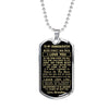 To my Granddaughter - Never forget how much I love you Love Grandma Dog tag