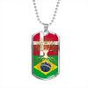 Brazilian Roots Danish Grown Luxury Dog Tag Necklace