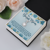 To my Bonus Mom Gift for Step Mom Stepmother - Eternal Hope Necklace