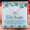 Unbiological Daughter Bonus Daughter Step Daughter Gifts - Lucky in Love Necklace