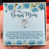 To my Bonus Mom Gift for Step Mom Stepmother - Lucky in Love Necklace