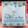 To my Mother-in-law Gift from Son-in-law - Lucky in Love Necklace