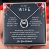 To my Wife - Never Forget That I Love You - - Lucky in Love Necklace