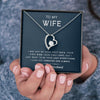 To my Wife - Last Everything - Forever Love Necklace