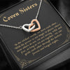 Conven Sisters Interlocking Heart Necklace