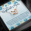 Boyfriends Mom Gift, Boyfriend's Mother Birthday Gift, Boyfriend's Mom Necklace - Interlocking Heart Necklace