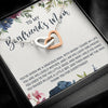 Gift To Boyfriend's Mom Necklace You've Given Me A Gracious Man - Interlocking Heart Necklace