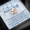 To my Future Wife  how special you are to me Future Wife Gifts Interlocking Heart Necklace
