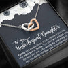 Unbiological Daughter Bonus Daughter Daughter In Law Step Daughter Gifts Interlocking Heart Necklace