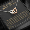 To the Best Mother-in-Law Gift - Interlocking Heart Necklace