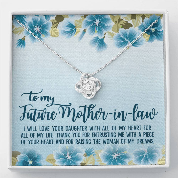 To My Mom, Mothers Day Gift, Love Knot Jewelry Necklace Gift for