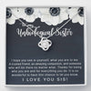 Unbiological Sister Best Friend Friends Forever Gift Love Knot