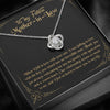 To my Future Mother-in-Law Gifts 2 Love Knot