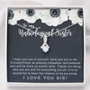 Unbiological Sister Best Friend Friends Forever Gift Alluring Necklace