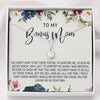 Gift To Bonus Mom Necklace Thank You For Loving Me As Your Own - Alluring Necklace