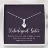 Unbiological Sister - Soul Sister - Sister In Law - Step Sister Gift - Best Friend BFF - Alluring Necklace
