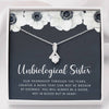 Unbiological Sister - Soul Sister - Sister In Law - Step Sister Gift - Best Friend BFF - Alluring Necklace