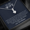 To My Wife - Great Life Partner - Alluring Beauty Necklace