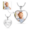 Luxury necklace heart Personalized photo Jewelry