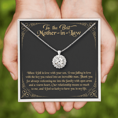 To The Best Mother-in-Law Gift For Mother's Day - Sun Stone Necklace